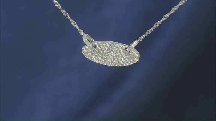 White Cubic Zirconia Platineve® Necklace 1.98ctw Video Thumbnail